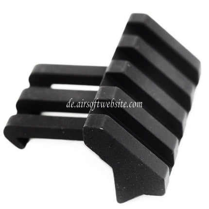 APS PER Phantom 4-Slots Versetzte 45 Grad 20mm Picatinny Schienenmontage Schwarz