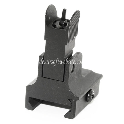 Airsoft Website Metall Hochklappen Korn Geeignet für 20mm 1913 Picatinny Schiene M4 M16 AEG Gewehre