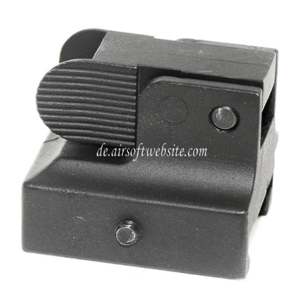 Airsoft Website Metall Hochklappen Korn Geeignet für 20mm 1913 Picatinny Schiene M4 M16 AEG Gewehre