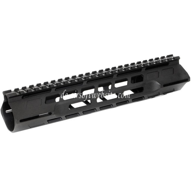 APS CNC 10 Zoll PER Phantom 3.0 M-LOK Handschutz Schienen System Geeignet für APS CYMA G&P JG Tokyo Marui M4 M16 Serie AEG Gewehre Airsoft Schwarz