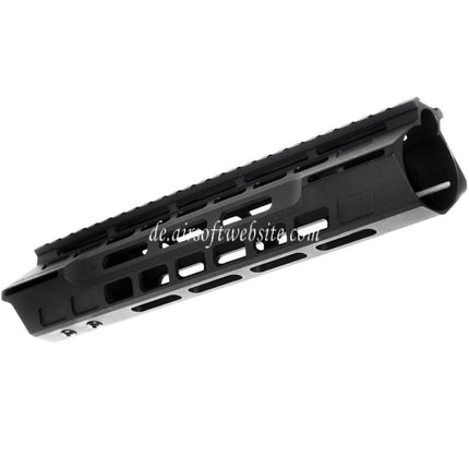 APS CNC 10 Zoll PER Phantom 3.0 M-LOK Handschutz Schienen System Geeignet für APS CYMA G&P JG Tokyo Marui M4 M16 Serie AEG Gewehre Airsoft Schwarz