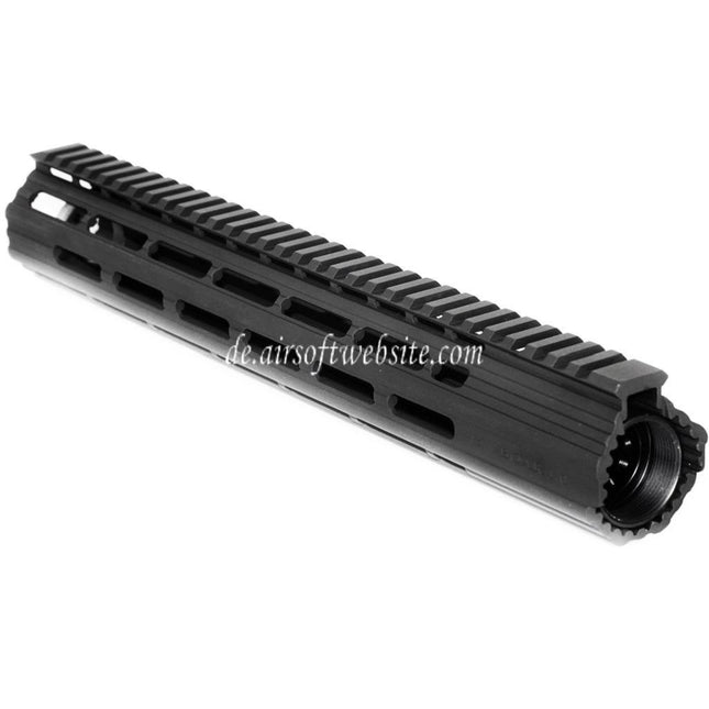 APS CNC 13 Zoll Boar 1.0 M-LOK Handschutz Schienen System Geeignet für APS CYMA G&P JG Tokyo Marui M4 M16 Serie AEG Gewehre Airsoft Schwarz