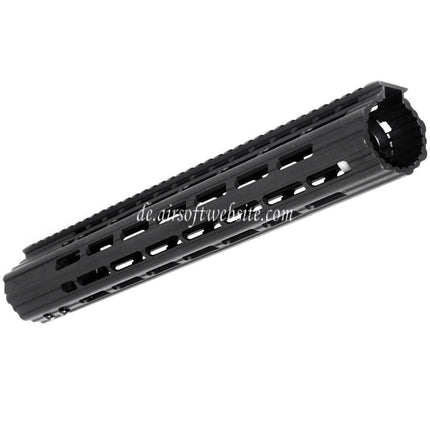 APS CNC 15 Zoll Boar 2.0 M-LOK Handschutz Schienen System Geeignet für APS CYMA G&P JG Tokyo Marui M4 M16 Serie AEG Gewehre Airsoft Schwarz