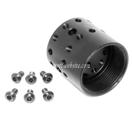 APS CNC 10 Zoll Evolution Tech 3.0 M-LOK Handschutz Schienen System Geeignet für APS CYMA G&P JG Tokyo Marui M4 M16 Serie AEG Gewehre Airsoft Schwarz