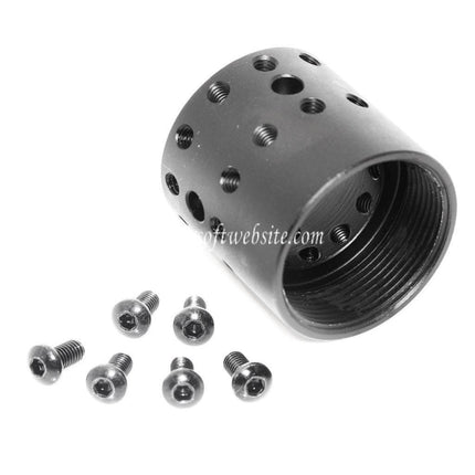 APS CNC 13.5 Zoll Evolution Tech 4.0 M-LOK Handschutz Schienen System Geeignet für APS CYMA G&P JG Tokyo Marui M4 M16 Serie AEG Gewehre Airsoft Schwarz