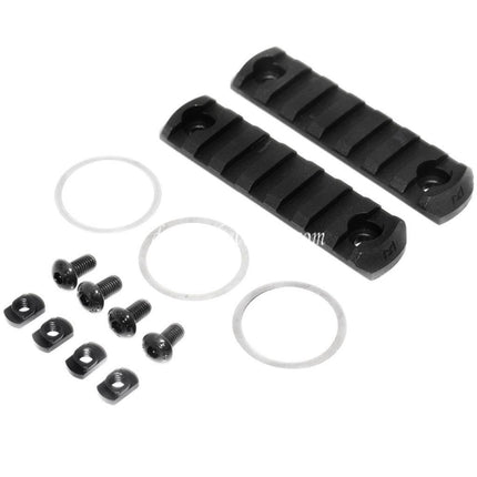 APS CNC 13.5 Zoll Evolution Tech 4.0 M-LOK Handschutz Schienen System Geeignet für APS CYMA G&P JG Tokyo Marui M4 M16 Serie AEG Gewehre Airsoft Schwarz