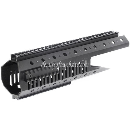 CYMA CNC Aluminum 326mm Handschutz Schienen System Geeignet für CYMA Tokyo Marui M14 Serie AEG Gewehre Airsoft Schwarz