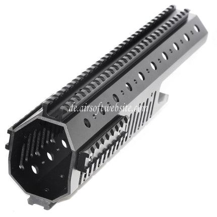 CYMA CNC Aluminum 326mm Handschutz Schienen System Geeignet für CYMA Tokyo Marui M14 Serie AEG Gewehre Airsoft Schwarz