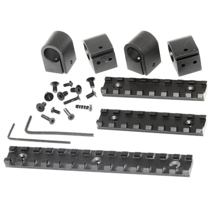 CYMA CNC Aluminum 326mm Handschutz Schienen System Geeignet für CYMA Tokyo Marui M14 Serie AEG Gewehre Airsoft Schwarz