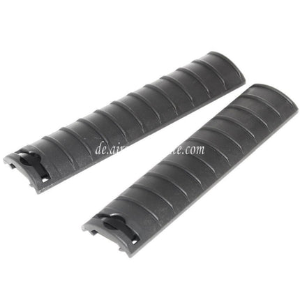 CYMA CNC Aluminum 210mm RAS Handschutz Schienen System mit Rail Cover Geeignet für Tokyo Marui M4 M16 Serie AEG / WA M4 M16 Serie GBB Gewehre Airsoft Schwarz