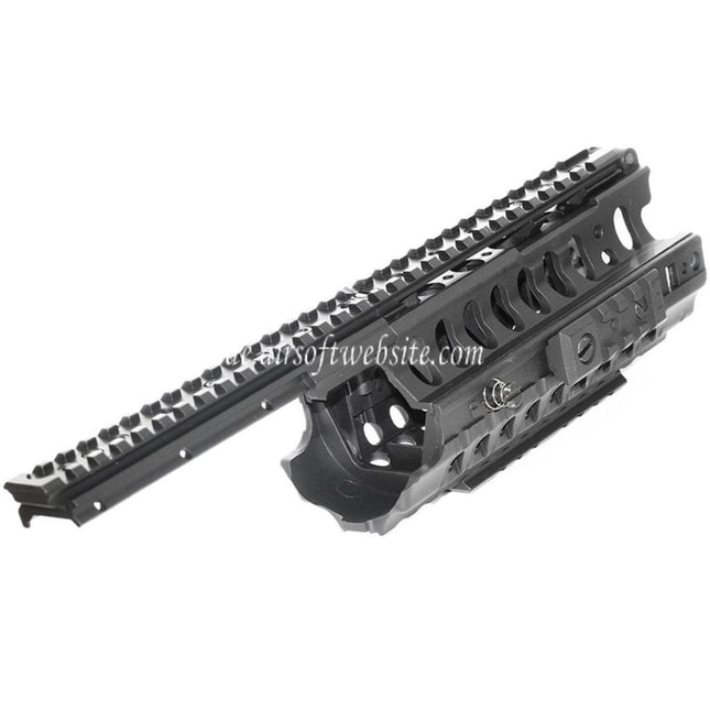 CYMA 328mm SIR System RIS Handschutz Schienen System Geeignet für M4 M16 Serie AEG Gewehre Airsoft Schwarz