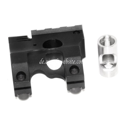 Airsoft Website Vltor Stil Metall Klappkorn 20mm Schiene Typ-B Geeignet für M4 M16 AEG Gewehre