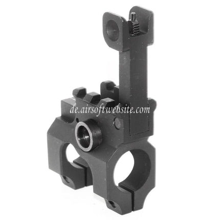 Airsoft Website Vltor Stil Hochklappen Korn mit 20mm Schiene Geeignet für M4 M16 AEG Gewehre