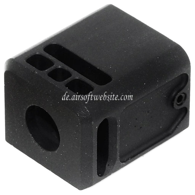 5KU Micro Comp Kompensator V3 -14mm CCW gegen den Uhrzeigersinn Geeignet für Tokyo Marui G17 G18C GBB Pistolen Airsoft