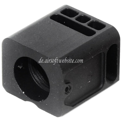 5KU Micro Comp Kompensator V3 -14mm CCW gegen den Uhrzeigersinn Geeignet für Tokyo Marui G17 G18C GBB Pistolen Airsoft