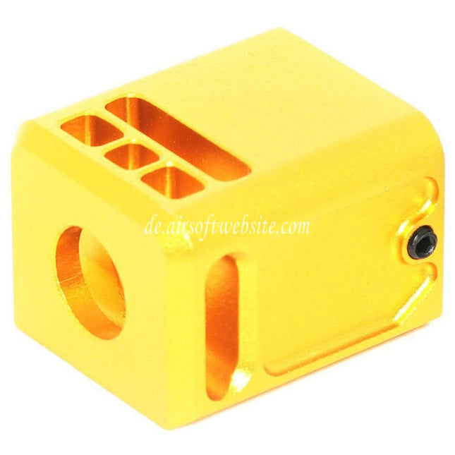 5KU Micro Comp Kompensator V3 -14mm CCW gegen den Uhrzeigersinn Geeignet für Tokyo Marui G17 G18C GBB Pistolen Airsoft