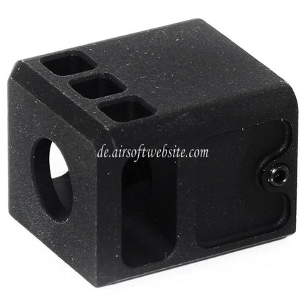 5KU Stubby Comp Kompensator -14mm CCW gegen den Uhrzeigersinn Geeignet für Tokyo Marui G17 G18C GBB Pistolen Airsoft