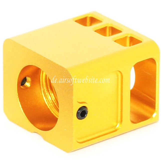 5KU Stubby Comp Kompensator -14mm CCW gegen den Uhrzeigersinn Geeignet für Tokyo Marui G17 G18C GBB Pistolen Airsoft