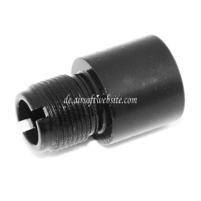 Airsoft Website Lauf Schalldämpfer Adapter Innere -14mm CCW gegen den Uhrzeigersinn Zu Äußere +14mm CW im Uhrzeigersinn