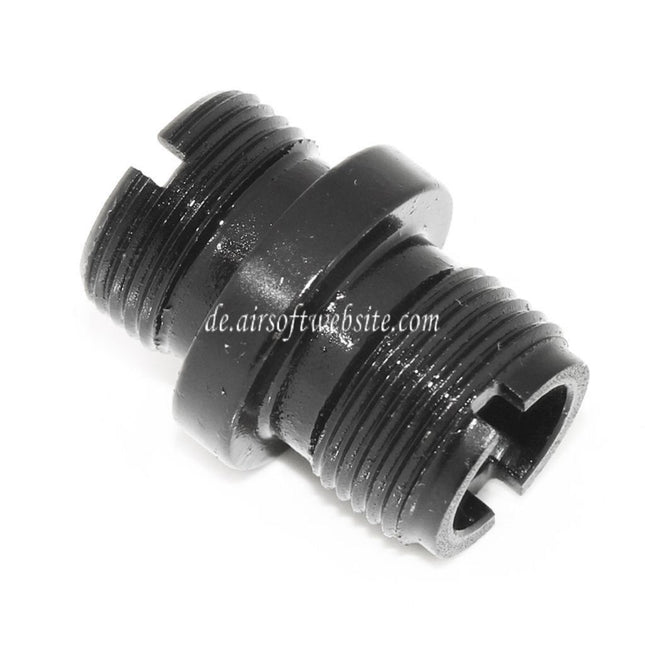Airsoft Website Lauf Schalldämpfer Adapter Geeignet für Tokyo Marui MP5K +14mm CW Im Uhrzeigersinn Zu -14mm CCW gegen den Uhrzeigersinn