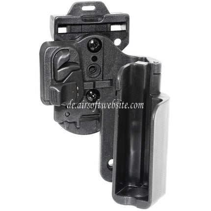 APS Quantum Mechanics OWB Condition 3 Carry Quick Taktisches Holster Geeignet für G19 G23 Serie Pistolen Airsoft Schwarz