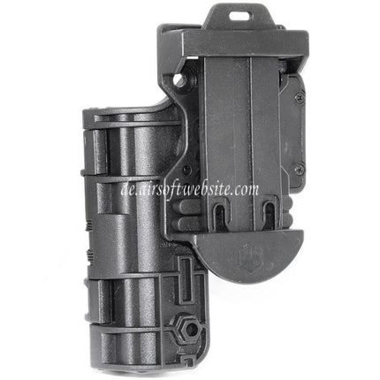 APS Quantum Mechanics OWB Condition 3 Carry Quick Taktisches Holster Geeignet für G19 G23 Serie Pistolen Airsoft Schwarz
