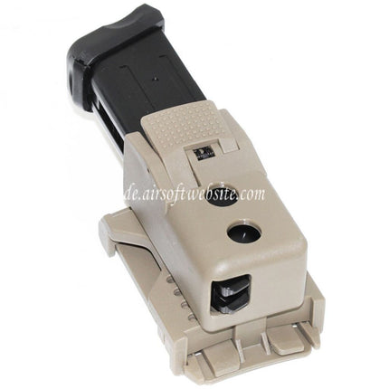 APS Quantum Mechanics Abschließbare Einzelmagazintasche Geeignet für G17 / G18C / G19 / G22 / G23 / G24 / G34 / G35 G-Serie GBB Magazin