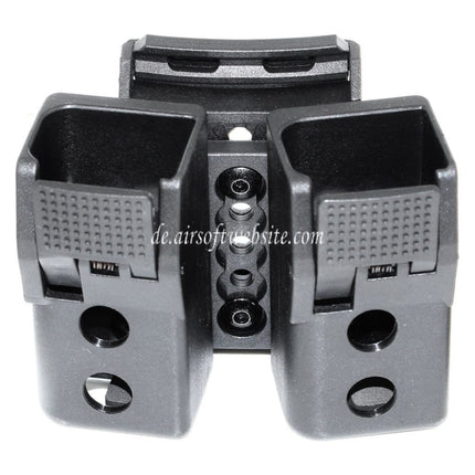 APS Quantum Mechanics Abschließbare Doppelmagazintasche Geeignet für G17 / G18C / G19 / G22 / G23 / G24 / G34 / G35 G-Serie GBB Magazin