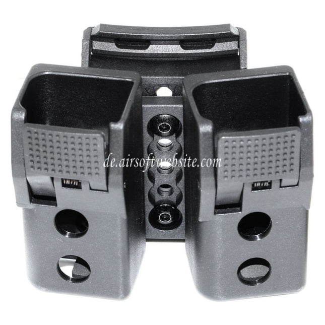 APS Quantum Mechanics Abschließbare Doppelmagazintasche Geeignet für G17 / G18C / G19 / G22 / G23 / G24 / G34 / G35 G-Serie GBB Magazin