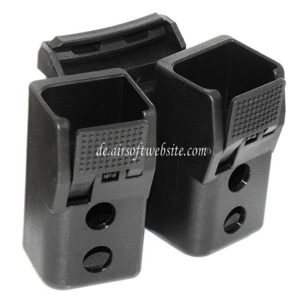 APS Quantum Mechanics Abschließbare Doppelmagazintasche Geeignet für G17 / G18C / G19 / G22 / G23 / G24 / G34 / G35 G-Serie GBB Magazin
