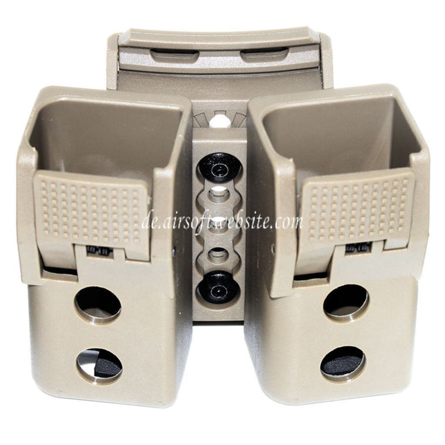 APS Quantum Mechanics Abschließbare Doppelmagazintasche Geeignet für G17 / G18C / G19 / G22 / G23 / G24 / G34 / G35 G-Serie GBB Magazin