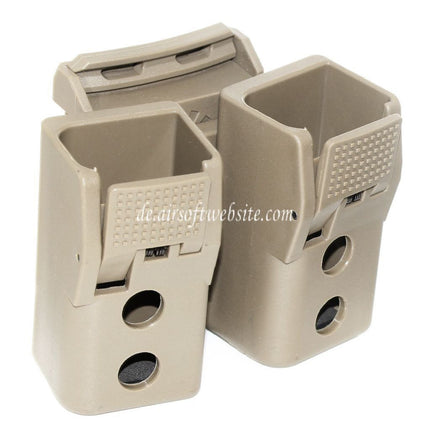 APS Quantum Mechanics Abschließbare Doppelmagazintasche Geeignet für G17 / G18C / G19 / G22 / G23 / G24 / G34 / G35 G-Serie GBB Magazin