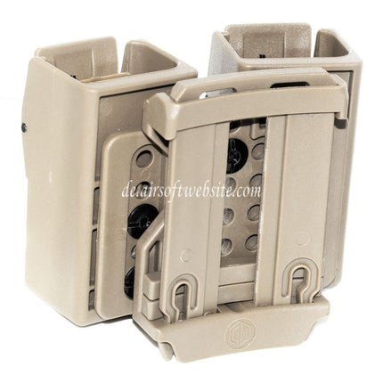 APS Quantum Mechanics Abschließbare Doppelmagazintasche Geeignet für G17 / G18C / G19 / G22 / G23 / G24 / G34 / G35 G-Serie GBB Magazin