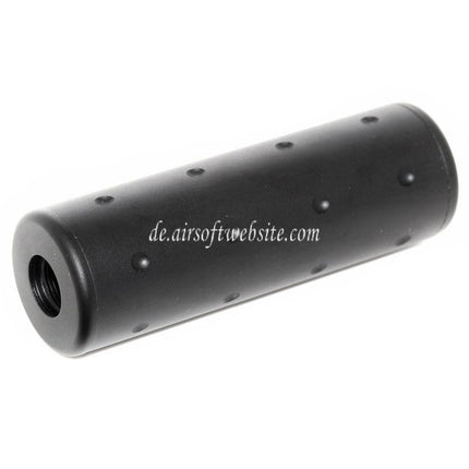 5KU 102mm Aluminium Stubby Schalldämpfer Laufverlängerungsrohr Geeignet für -14mm CCW Gegen den Uhrzeigersinn Lauf Gewehre Airsoft Schwarz