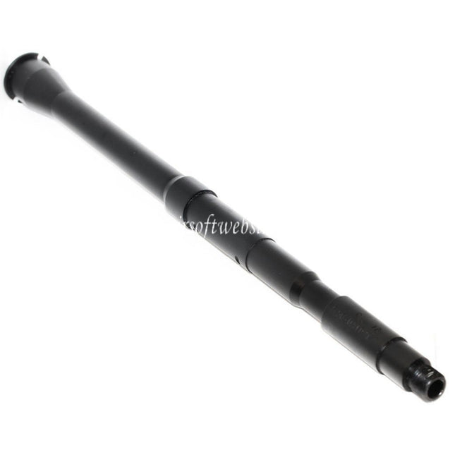 5KU 14.5 Zoll Aluminium Einteiliger Außenlauf -14mm CCW Gegen den Uhrzeigersinn Geeignet für WA M4 Serie GBB Gewehre Airsoft Schwarz