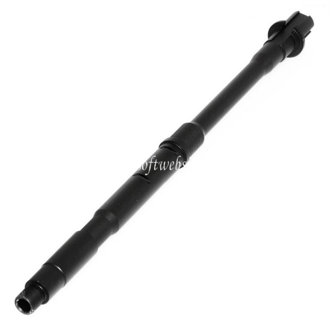 CYMA 280mm 14.5 Zoll Aluminium M4A1 Einteiliger Außenlauf -14mm CCW Gegen den Uhrzeigersinn Geeignet für Tokyo Marui M4 Serie AEG Gewehre Airsoft Schwarz