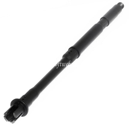 CYMA 280mm 14.5 Zoll Aluminium M4A1 Einteiliger Außenlauf -14mm CCW Gegen den Uhrzeigersinn Geeignet für Tokyo Marui M4 Serie AEG Gewehre Airsoft Schwarz