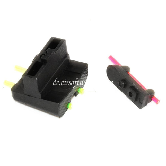 APS Fiberglasvisier Korn Kimme Geeignet für APS ACP606 GBB Pistolen Airsoft