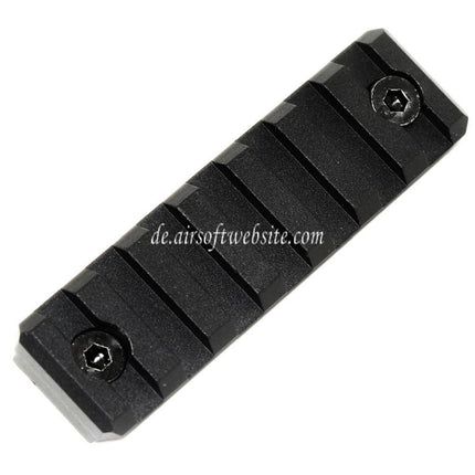 CYMA 75mm 7-Slots 20mm Schienenpaneel Geeignet für M-LOK Handschutzschienensystem Schwarz