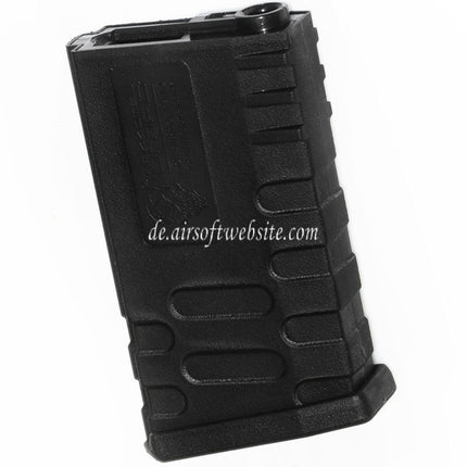 APS 190rd Polymer M16VN Hi-Cap Magazin Geeignet für M4 M16 Serie AEG Gewehre Airsoft Schwarz