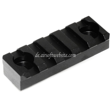 CYMA 54mm 5-Slots 20mm RIS Schiene Geeignet für URX III Handschutzsystem Schwarz