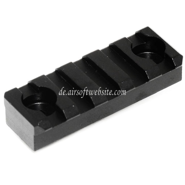 CYMA 54mm 5-Slots 20mm RIS Schiene Geeignet für URX III Handschutzsystem Schwarz