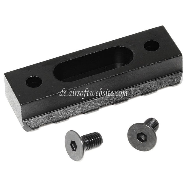 CYMA 54mm 5-Slots 20mm RIS Schiene Geeignet für URX III Handschutzsystem Schwarz