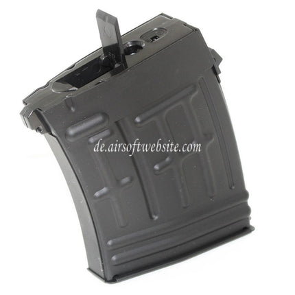 CYMA 120rd Hi-Cap Magazin Geeignet für S&T RS CYMA Tokyo Marui SVD Serie AEG Gewehre Airsoft Schwarz