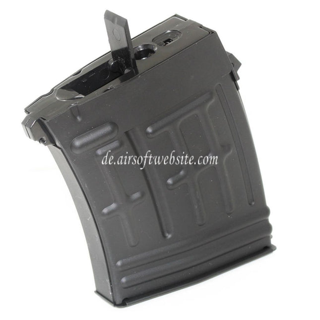 CYMA 120rd Hi-Cap Magazin Geeignet für S&T RS CYMA Tokyo Marui SVD Serie AEG Gewehre Airsoft Schwarz