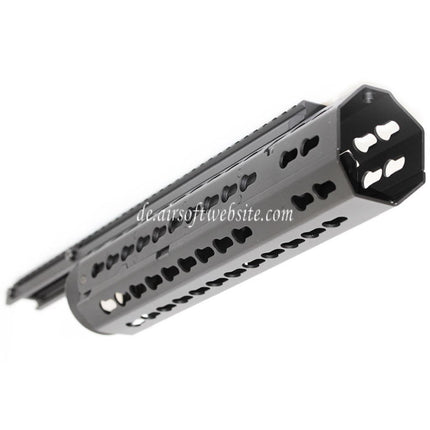 CYMA Keymod Modular Handschutz Schienen System Geeignet für CYMA CM079 Tokyo Marui M4 Serie AEG Gewehre Airsoft Schwarz