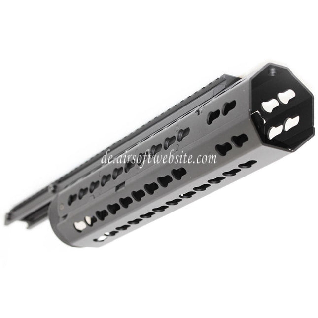 CYMA Keymod Modular Handschutz Schienen System Geeignet für CYMA CM079 Tokyo Marui M4 Serie AEG Gewehre Airsoft Schwarz