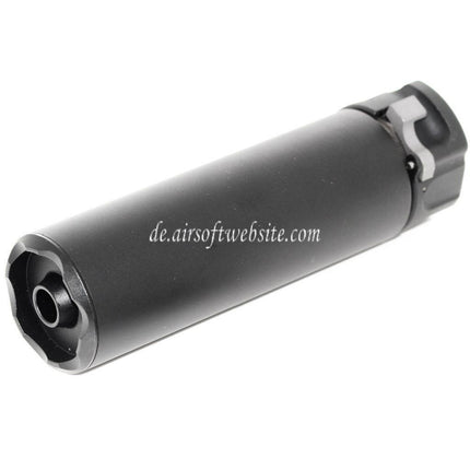 5KU 133mm SOCOM556 Mini-2 RC Schalldämpfer mit Mündungsfeuerdämpfer Geeignet für -14mm CCW Gegen den Uhrzeigersinn Lauf Gewehre Airsoft