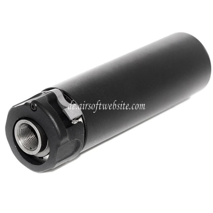 5KU 133mm SOCOM556 Mini-2 RC Schalldämpfer mit Mündungsfeuerdämpfer Geeignet für -14mm CCW Gegen den Uhrzeigersinn Lauf Gewehre Airsoft