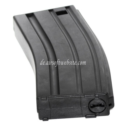 AIRSOFT WEBSITE 140rd Wirtschaftlich Plastik Mid-Cap Magazin Geeignet für M4 M16 Serie AEG Gewehre